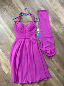 SMEG100-K Short, “Berry” Gown. Size 7/8