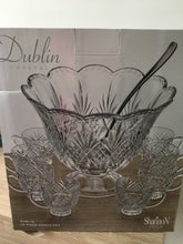 Load image into Gallery viewer, HITE100-AZ  Dublin Crystal Punch Set