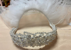 GJUR100-B 2-Tier Tiara Veil