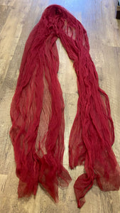 BRAC100-A Deep Red Tulle Runner