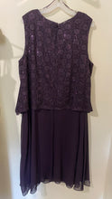Load image into Gallery viewer, THOM200-D Purple Mother’s Gown. Size 22W