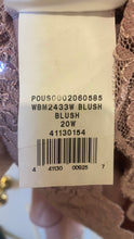 Load image into Gallery viewer, SMIT700-A Short Sparkly Blush Gown. Size 22W