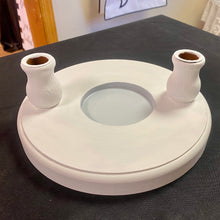 Load image into Gallery viewer, CHAR100-E White Unity Candle Holder