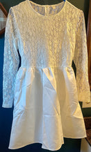 Load image into Gallery viewer, ELLA100-W White Lace Short Dress. M