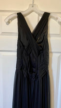 Load image into Gallery viewer, APPL100-A Long Black Gown. Size 12