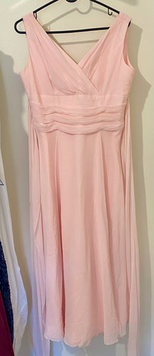 LLOY100-C Long Blush Gown. Size 12
