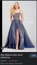 Load image into Gallery viewer, MILO100-B Navy/Gold Sparkly Gown. Size 14/16