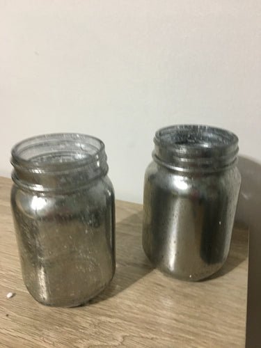 KOPC100-M  Silver Mason Jars