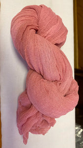 SNYD100-P Pink Cheesecloth Runner