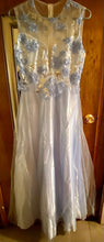Load image into Gallery viewer, ELLA100-AD Snow Blue Long Gown. Size Large