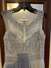 Load image into Gallery viewer, ALBR100-G Silver Sequin Gown. Size 12/14