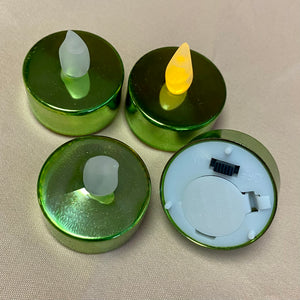 HOLT200-M Green LED Tea Lights