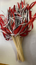 Load image into Gallery viewer, BROW200-AG Black &amp; Red Ribbon Wands