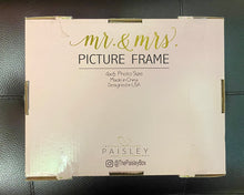 Load image into Gallery viewer, ELLA100-BD Mr. &amp; Mrs. 4x6 White Frame