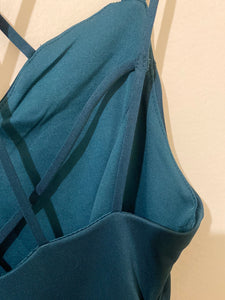 NIEV100-C Short Emerald Dress. Size L