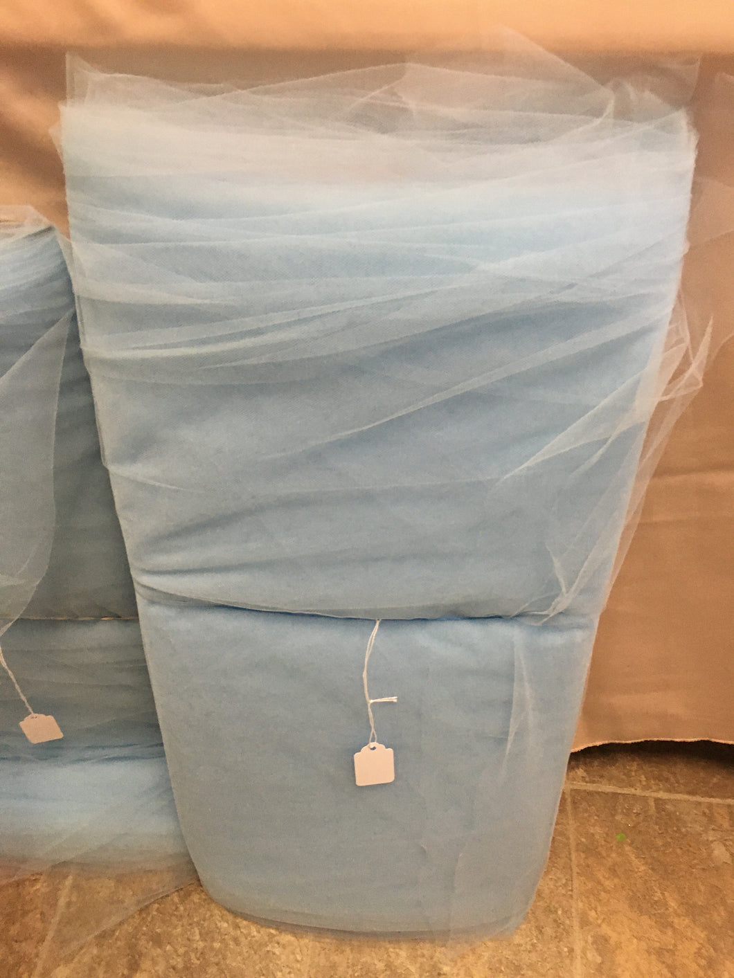 STMI100-AG.  Baby Blue Tulle, 54” x 80ft