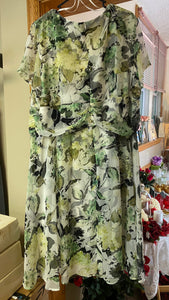 HOOD100-BD Floral Sun Dress. Size 24W