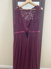 Load image into Gallery viewer, BISH100-D “Wine” Long Gown. Size 14