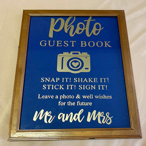 SHAF100-L Photo Guestbook Sign