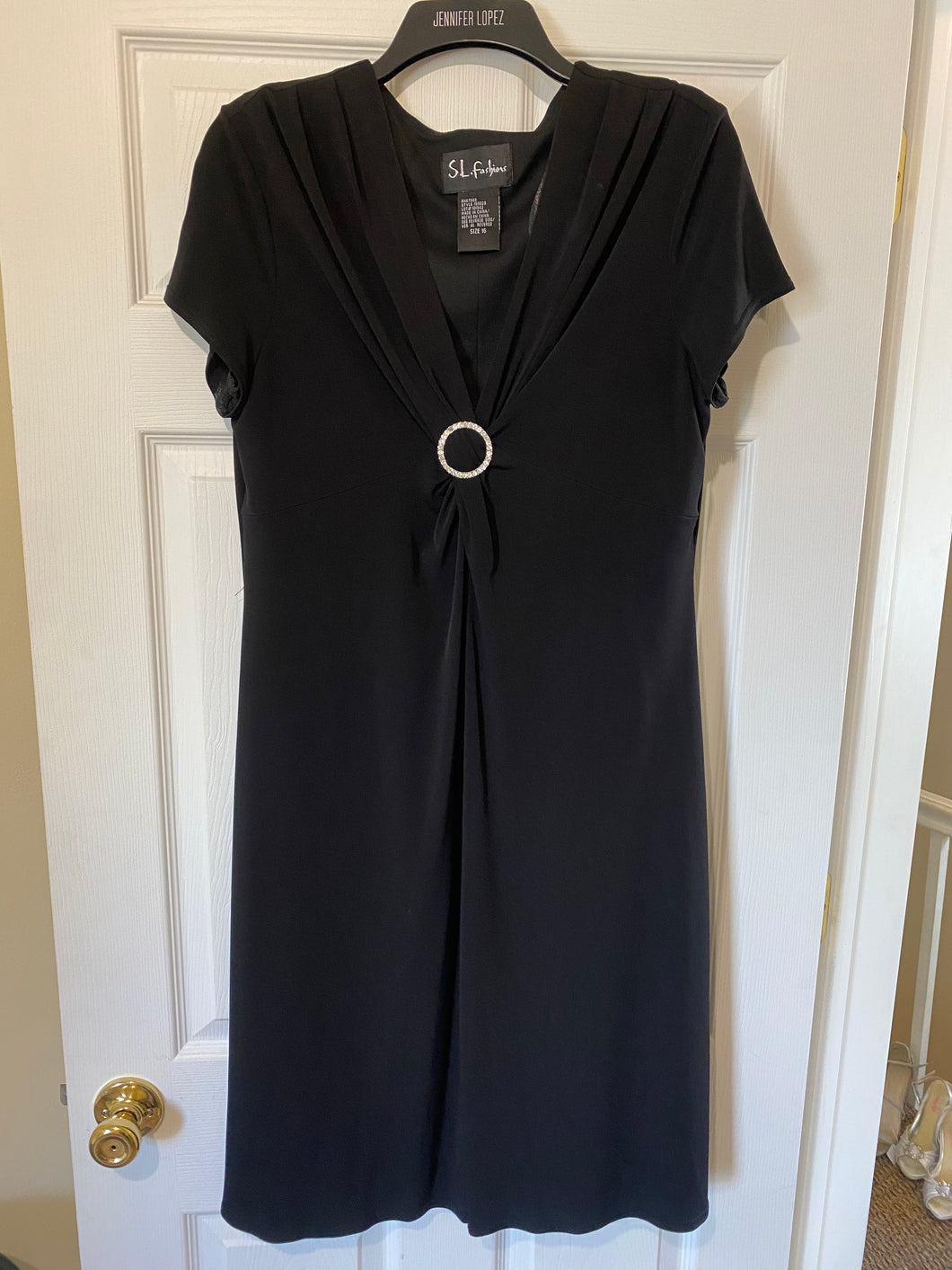 BITE100-G Black Casual Dress. Size 16