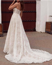 Load image into Gallery viewer, ELLA100-BG Ivory Lace Gown. Size 4/6