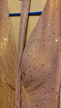 Load image into Gallery viewer, ELLA100-P Dusty Pink Sequin Gown. Size 8/10