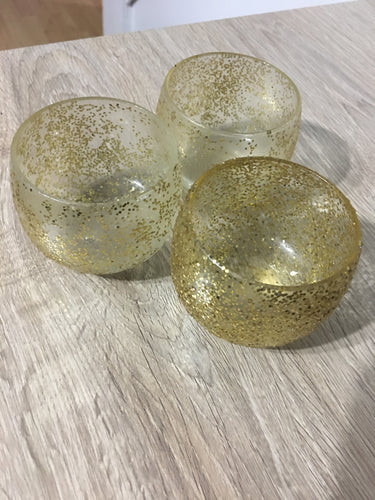 LYNC200-BU  Glitter Votive Cups