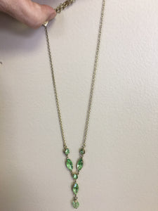 MERC100-R  Green Necklace