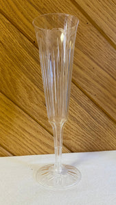 BRUN100-AE Plastic Champagne Flutes