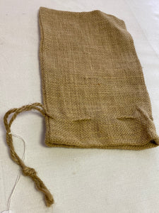 MILL200-AD Burlap Drawstring Bag