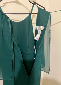 RHOA100-C “Juniper” Green Long Gown. Size 16