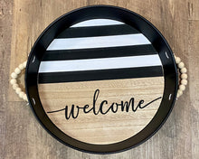 Load image into Gallery viewer, GATE100-K “Welcome” Decorative Tray