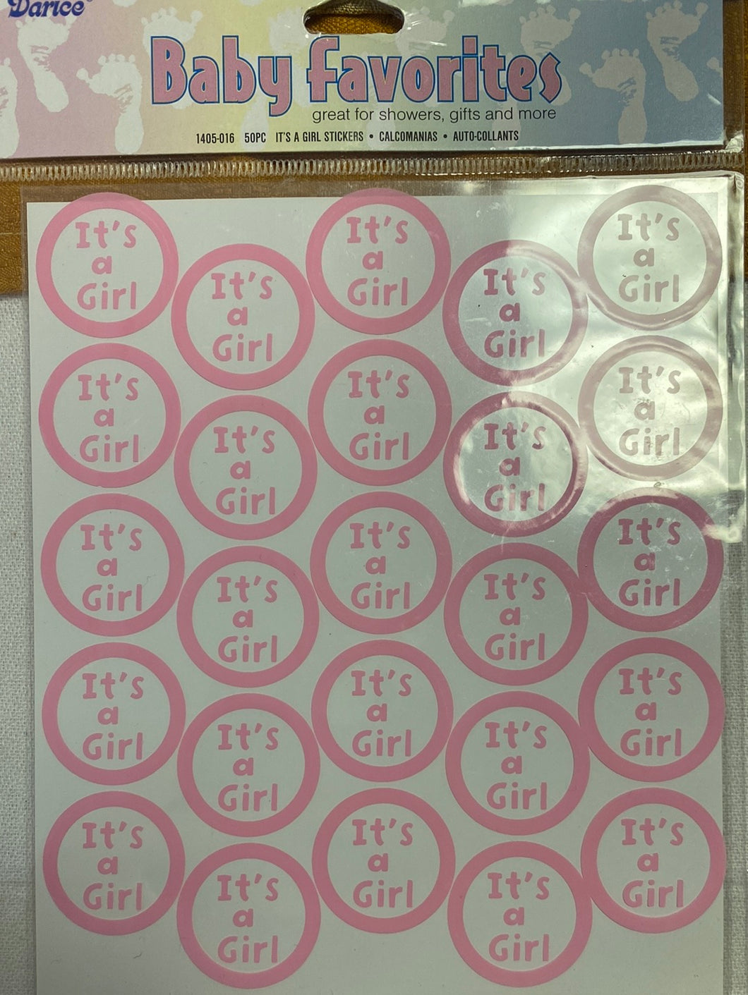 BRUN100-X Baby Girl Stickers