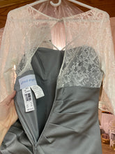 Load image into Gallery viewer, LONG100-AB Alfred Angelo Grey Mother’s Dress. Size 12