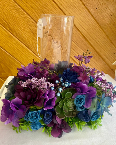 KENS100-I Purple & Blue Centerpiece