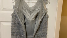 Load image into Gallery viewer, THOM300-T Grey Gown with Scarf. Size 12