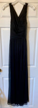Load image into Gallery viewer, APPL100-A Long Black Gown. Size 12