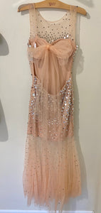 KRUG300-B Jovani Blush Gown, Size 6