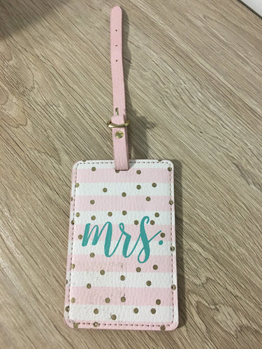 ELLA100-AY Mrs Luggage Tag