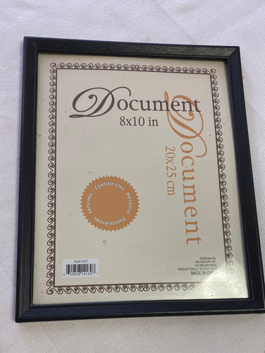 STMI100-P 8x10” Black Frame