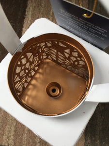 HOLT200-Y. Small White Metal Lantern