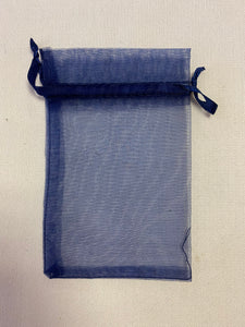 MILL200-AA Navy Organza Bags