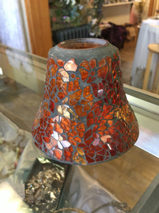 MARS100-N  Mosaic Small Jar Candle Topper