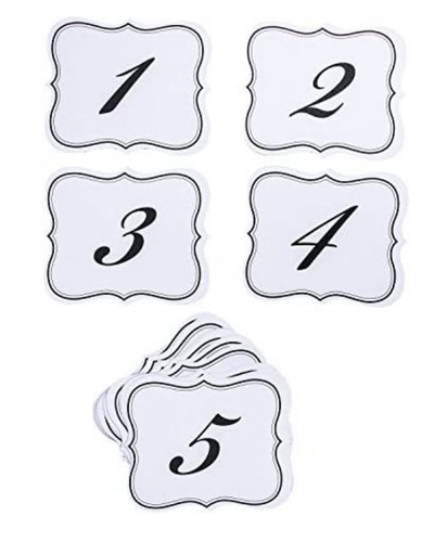 SELL100-Q Black & White Table #1-25