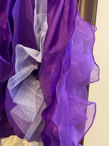 ALBR100-F Short, Purple Gown