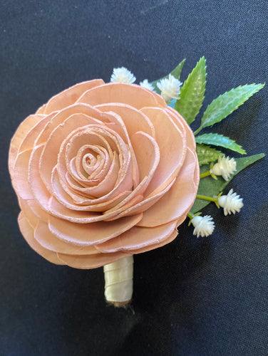 MOSC100-M Dusty Rose/Blush Boutonnière