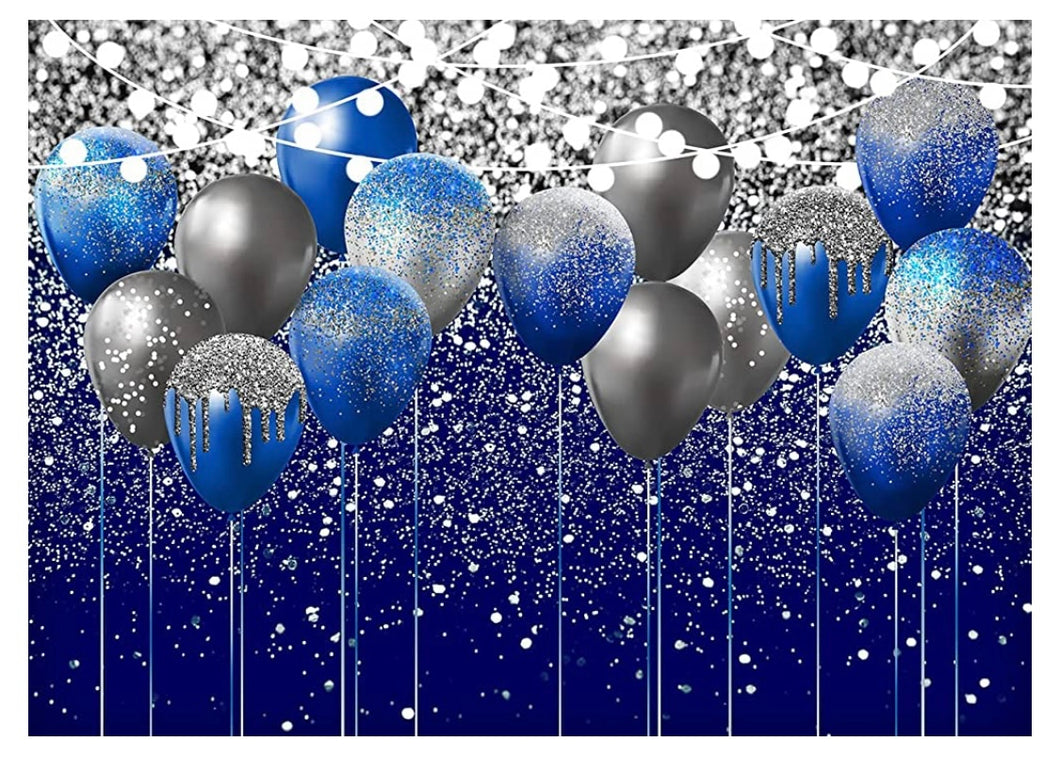 HANN200-M Blue Balloon Backdrop