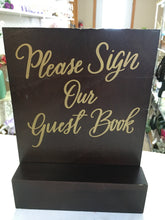 Load image into Gallery viewer, DUBN100-H Please Sign Our Guest Book Sign