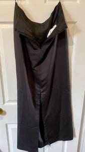 GOWN100-AH Black Bridesmaid Gowns. Sizes 4-12