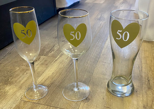 LOCH100-AA. Assorted Wine/ Champagne “50” Glasses